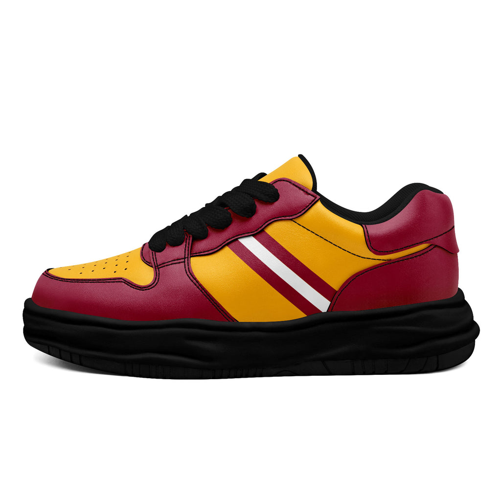 Custom Red Yellow Arizona Shoes Personalized Sneaker FN032-D020389-1