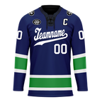 Custom Blue Green Personalized Hockey Jersey HCKJ01-D0a70dc