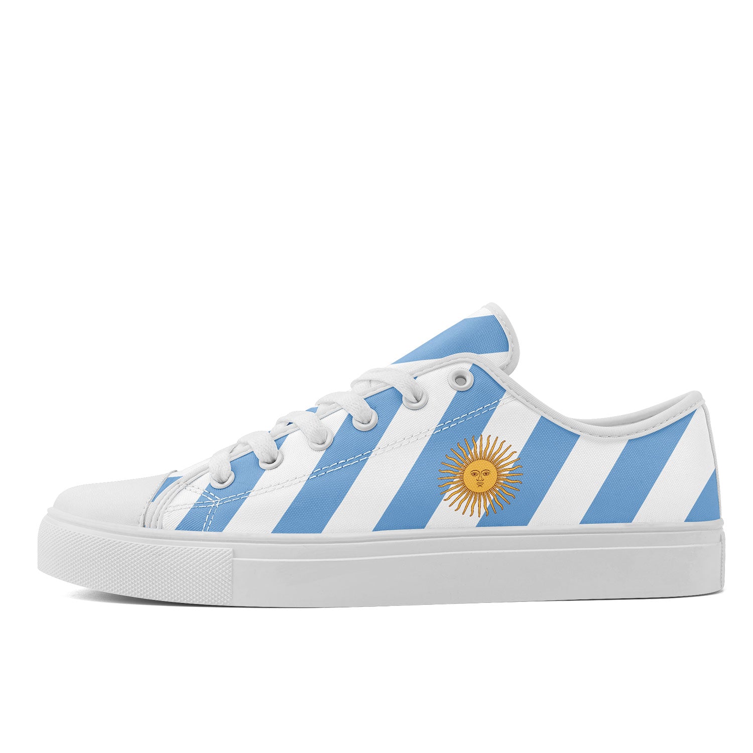 Custom 2026 World Cup Argentina Sneakers DIY Country Flag Running Shoes Lightweight Sport Shoes Gift for Football Fans Personalized Team Name and Logo FN027-F027053-3