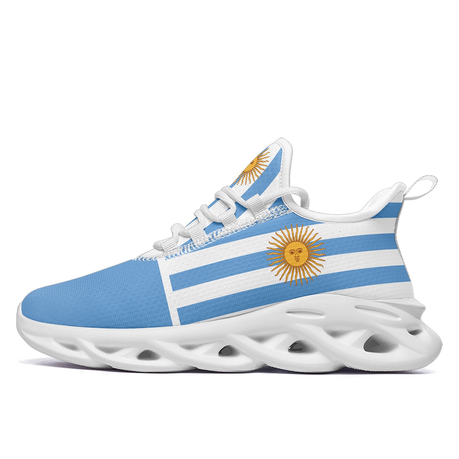 Custom 2026 World Cup Argentina Sneakers DIY Country Flag Running Shoes Lightweight Sport Shoes Gift for Football Fans Personalized Team Name and Logo FN027-F027044-2