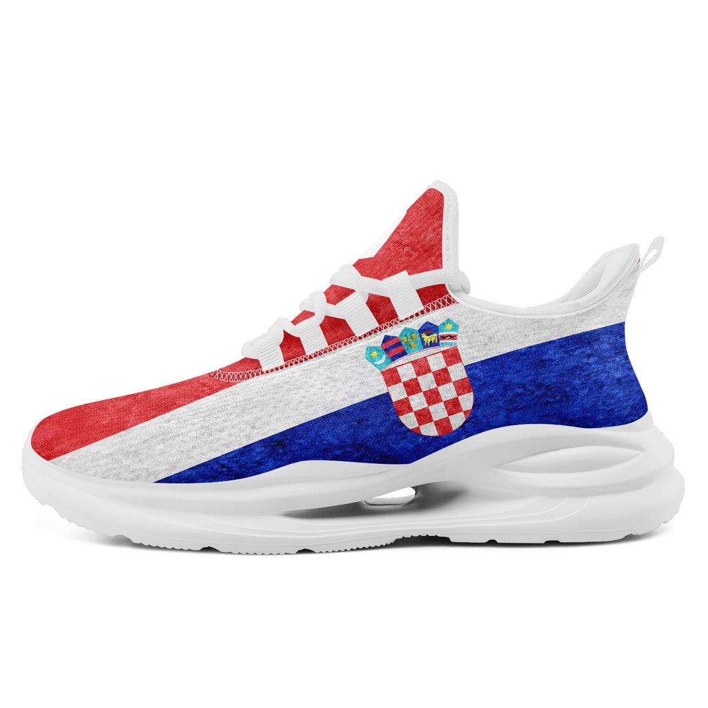 Custom Croatia 2026 World Cup Sneakers DIY Country Flag Running Shoes Lightweight Sport Shoes Gift for Football Fans Personalized Team Name and Logo FN079-F009105-3