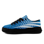 Custom Blue White Michigan Shoes Personalized Sneaker FN038-D023003-11