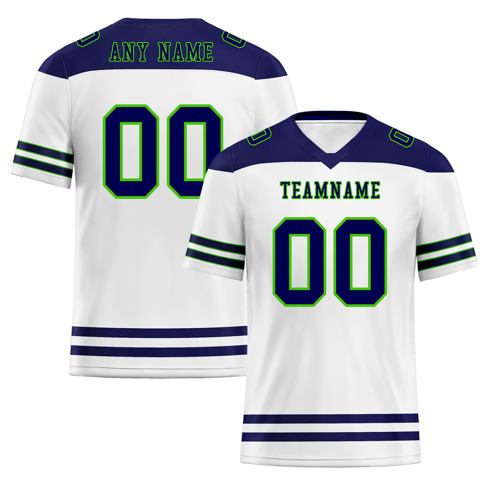 Custom Seattle Personalized Authentic Football Jersey FBJ02-E0607-30