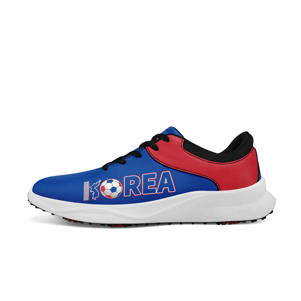 Custom South Korea 2026 World Cup Sneakers DIY Country Flag Running Shoes Lightweight Sport Shoes Gift for Football Fans Personalized Team Name and Logo FN062-F009110-1
