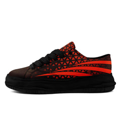 Custom Black Orange Ohio Shoes Personalized Sneaker FN038-D023003-8