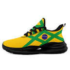 Custom 2026 World Cup Brazil Sneakers DIY Country Flag Running Shoes Lightweight Sport Shoes Gift for Football Fans Personalized Team Name and Logo FN079-F027049-4
