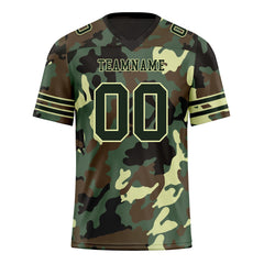 Custom Camo Personalized Authentic Football Jersey FBJ02-D06121