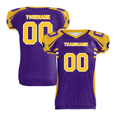 Custom Purple White Minnesota High-Performance American Football Jersey FBJ06-D023001-17