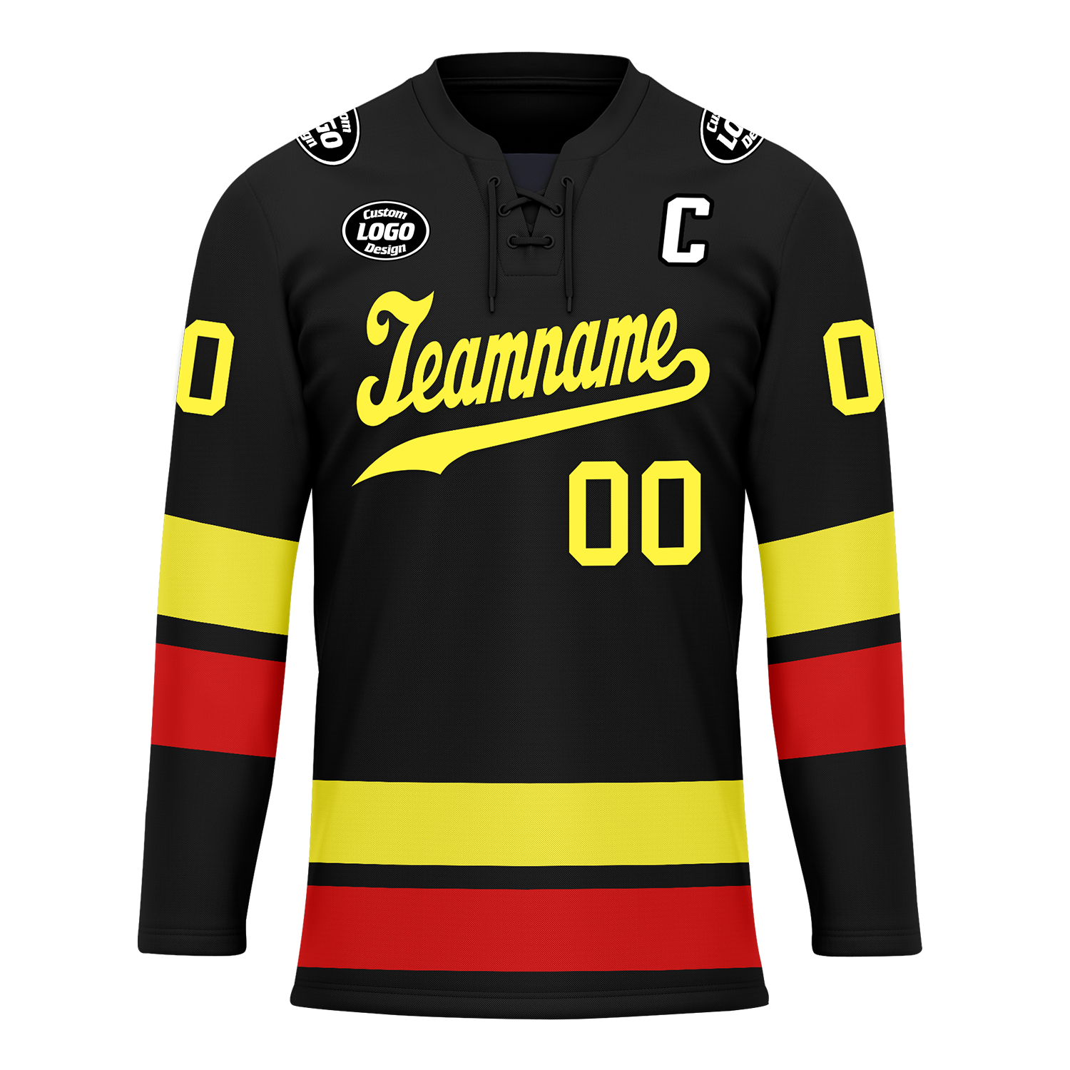 Custom Black Personalized Hockey Jersey HCKJ01-D0a70dd