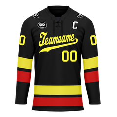 Custom Black Personalized Hockey Jersey HCKJ01-D0a70dd