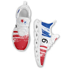 Custom South Korea 2026 World Cup Sneakers DIY Country Flag Running Shoes Lightweight Sport Shoes Gift for Football Fans Personalized Team Name and Logo FN003-F009114-7