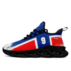 Custom 2026 World Cup Norway Sneakers DIY Country Flag Running Shoes Lightweight Sport Shoes Gift for Football Fans Personalized Team Name and Logo FN003-F027078-6