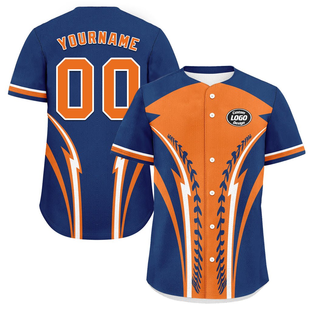 Custom Personalized Authentic Baseball Jersey BSBJ01-E023019-12