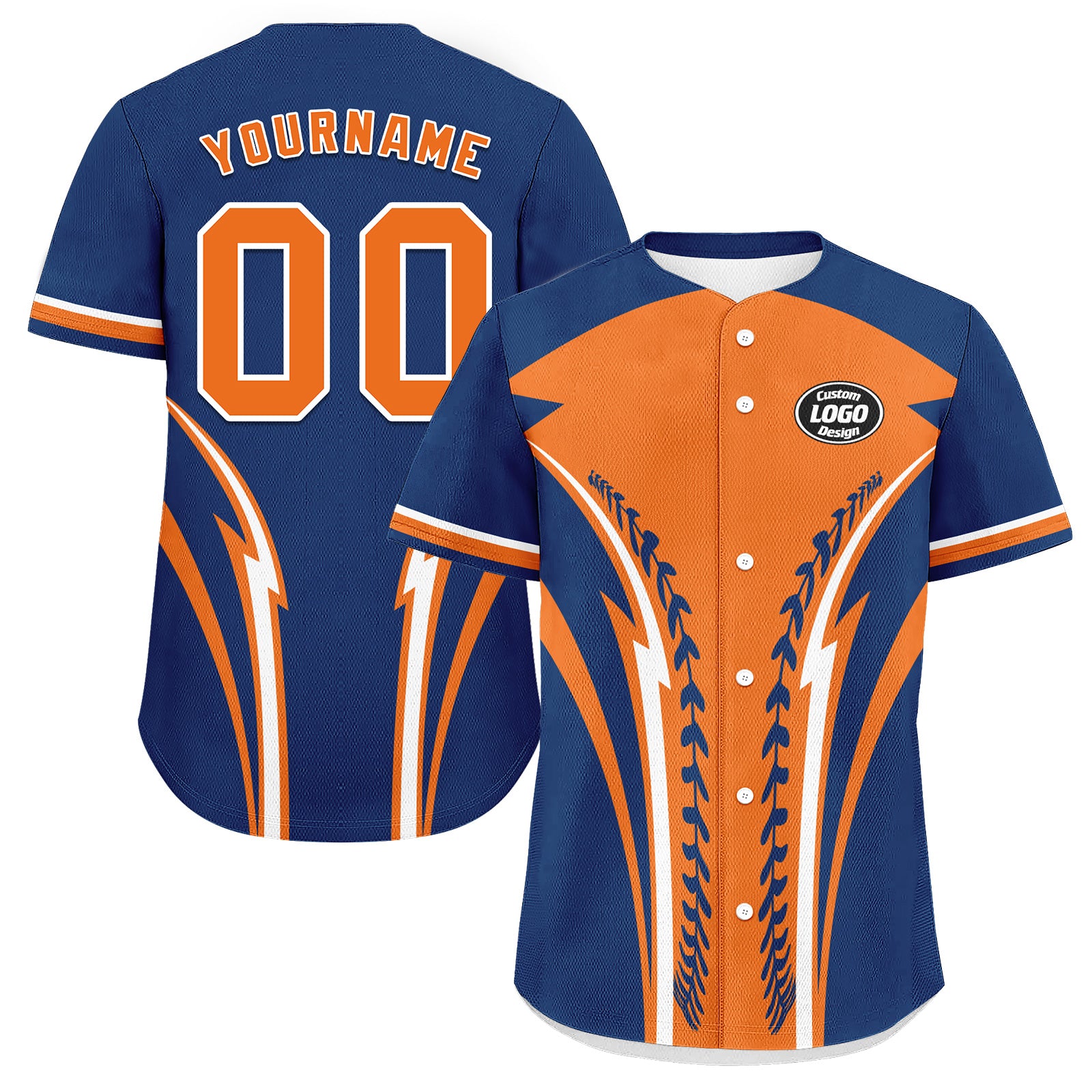 Custom Personalized Authentic Baseball Jersey BSBJ01-E023019-12
