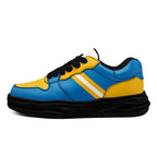 Custom Blue Yellow Los Angeles Shoes Personalized Sneaker FN032-D020389-22