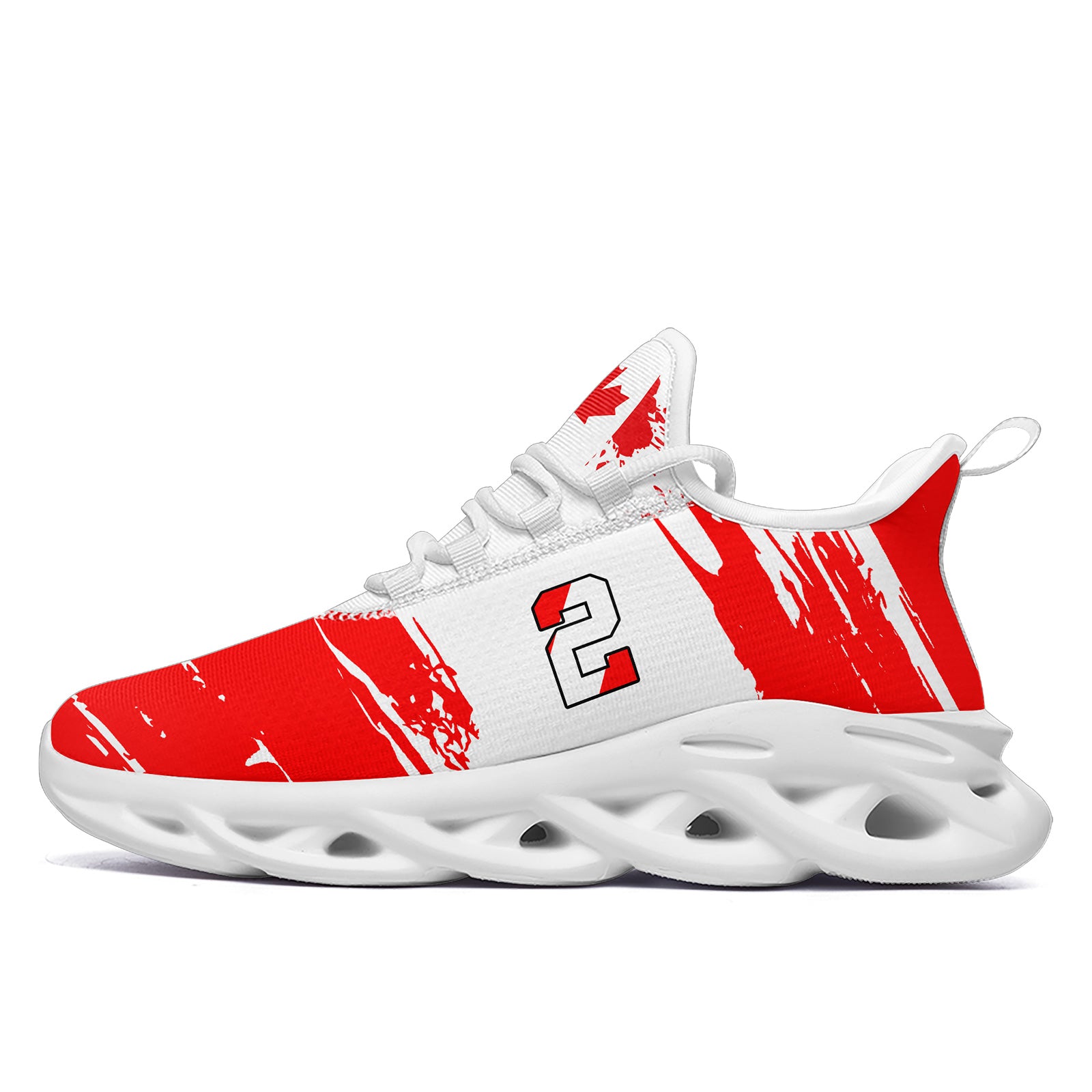 Custom 2026 World Cup Canada Sneakers DIY Country Flag Running Shoes Lightweight Sport Shoes Gift for Football Fans Personalized Team Name and Logo FN003-F023079-10