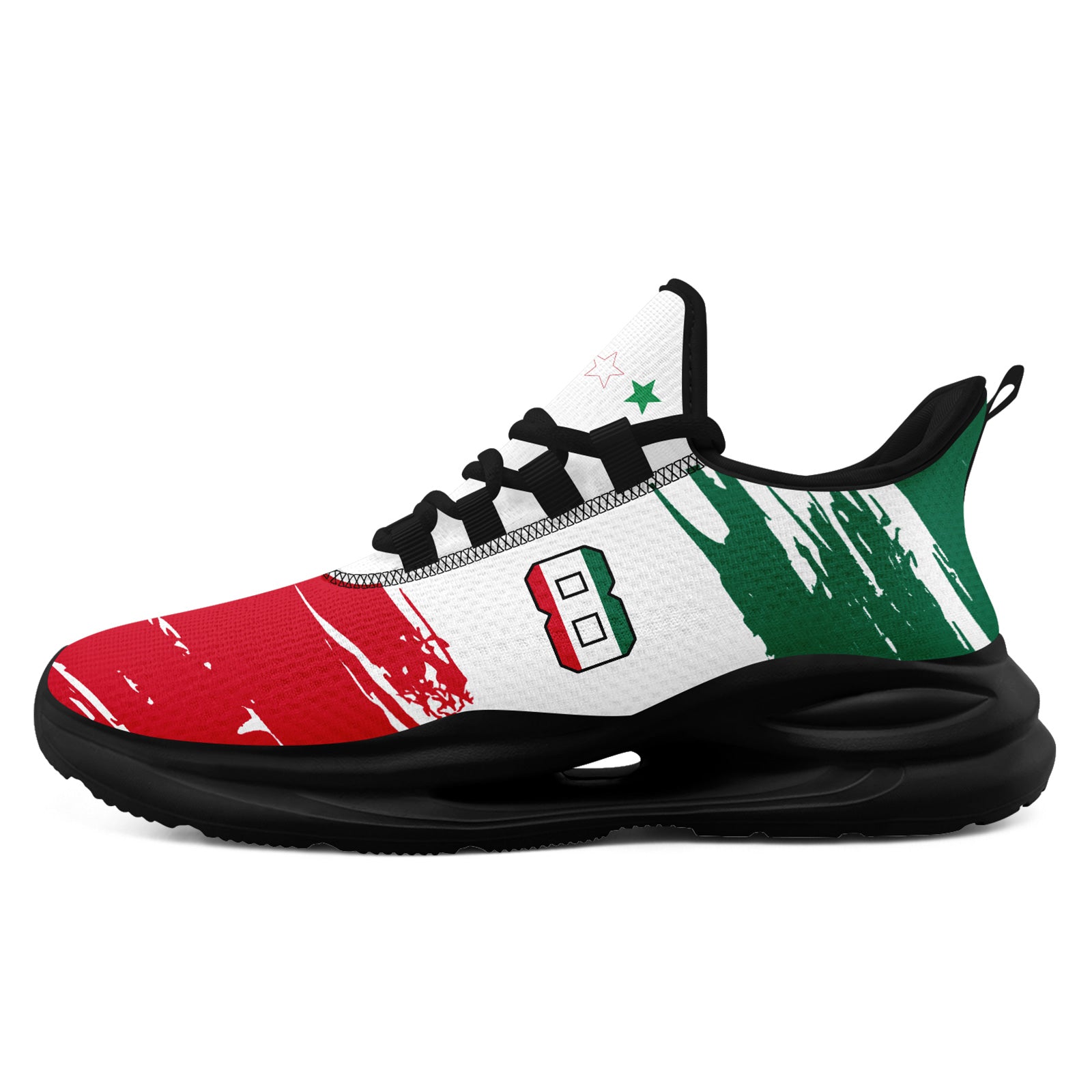 Custom 2026 World Cup Mexico Sneakers DIY Country Flag Running Shoes Lightweight Sport Shoes Gift for Football Fans Personalized Team Name and Logo FN079-F023084-3