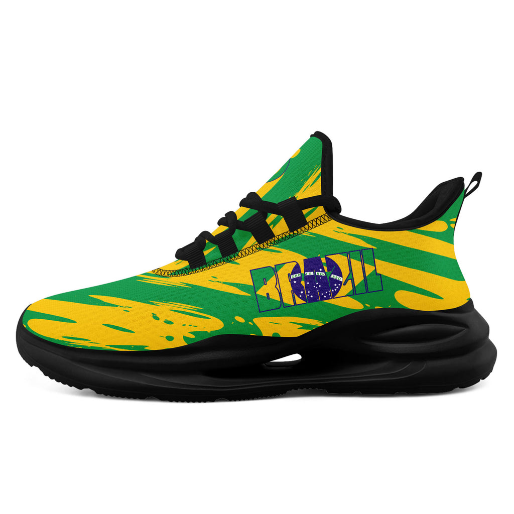 Custom 2026 World Cup Brazil Sneakers DIY Country Flag Running Shoes Lightweight Sport Shoes Gift for Football Fans Personalized Team Name and Logo FN079-F027049-5