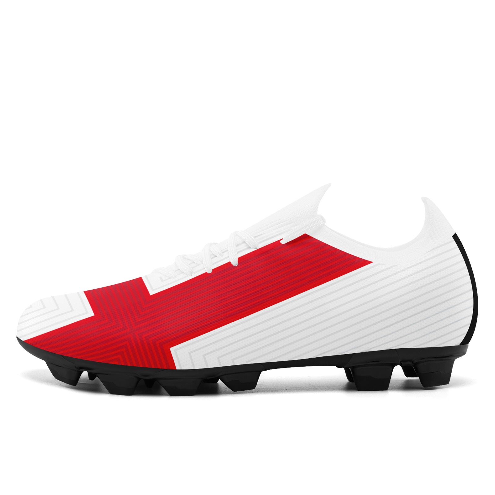Custom England 2026 World Cup Sneakers DIY Country Flag Running Shoes Lightweight Sport Shoes Gift for Football Fans Personalized Team Name and Logo SC02-F020025-1