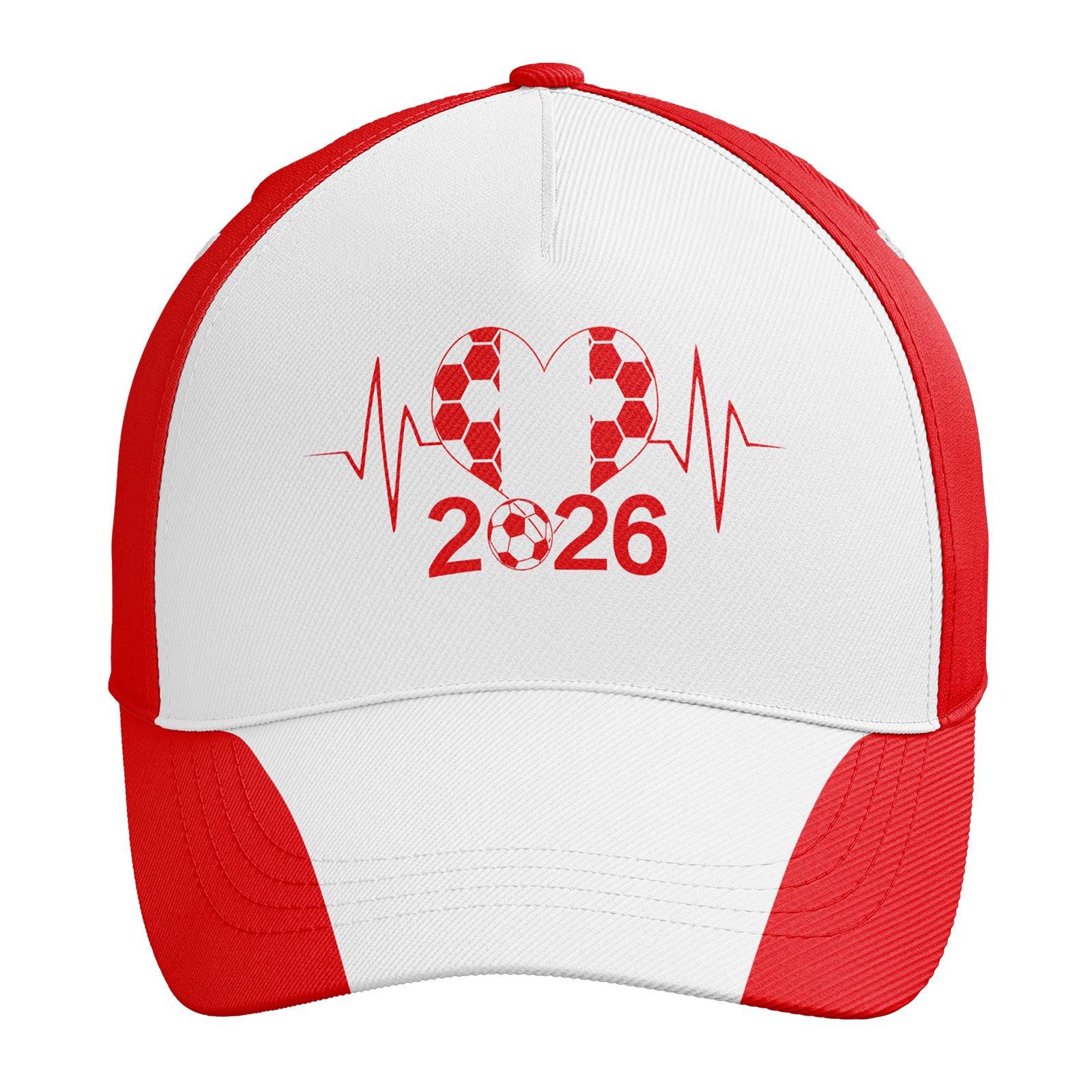 Personalized 2026 Canada Soccer Fan Hat - Add Your Name & Design Custom 2026 Football Tournament Hat YW061-F023093-4