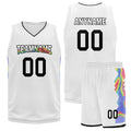 Custom White Rainbow City Edition Personalized Sports Uniform Authentic Basketball Jersey BBJ01-D06101-8