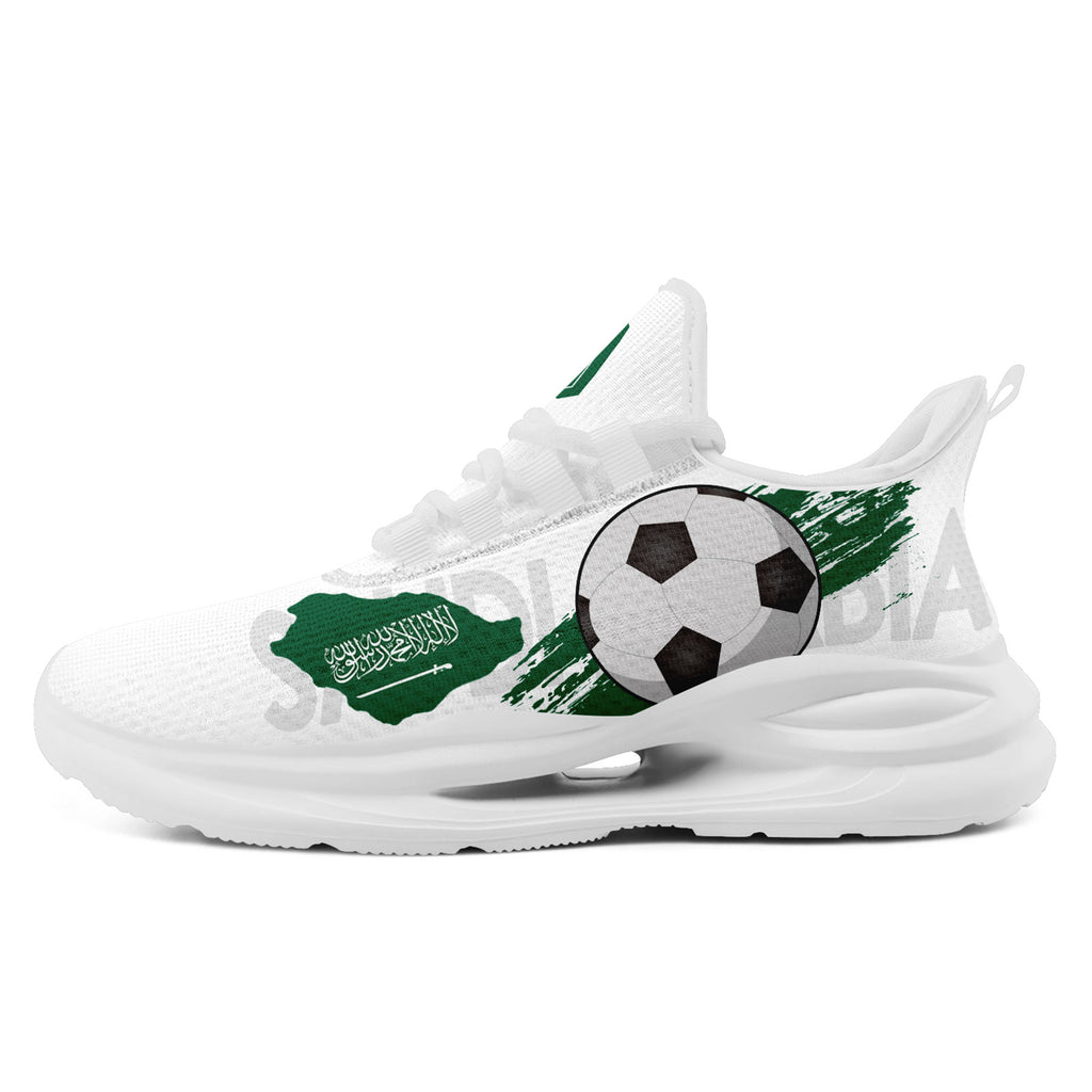 Custom Saudi Arabia 2026 World Cup Sneakers DIY Country Flag Running Shoes Lightweight Sport Shoes Gift for Football Fans Personalized Team Name and Logo FN079-F009093-5