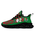 Custom 2026 World Cup Mexico Sneakers DIY Country Flag Running Shoes Lightweight Sport Shoes Gift for Football Fans Personalized Team Name and Logo FN003-F023075-4