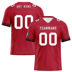 Custom Red Tampa Personalized Authentic Football Jersey FBJ02-D020263-29