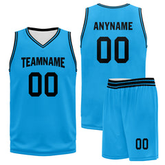 Custom Light Blue City Edition Personalized Sports Uniform Authentic Basketball Jersey BBJ01-D06101-13