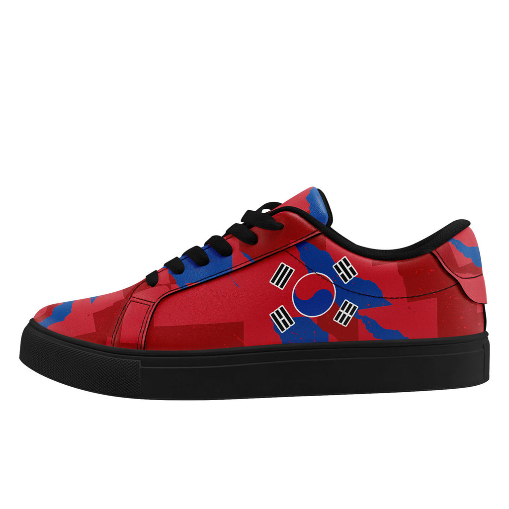 Custom South Korea 2026 World Cup Sneakers DIY Country Flag Running Shoes Lightweight Sport Shoes Gift for Football Fans Personalized Team Name and Logo FN023-F009080-1