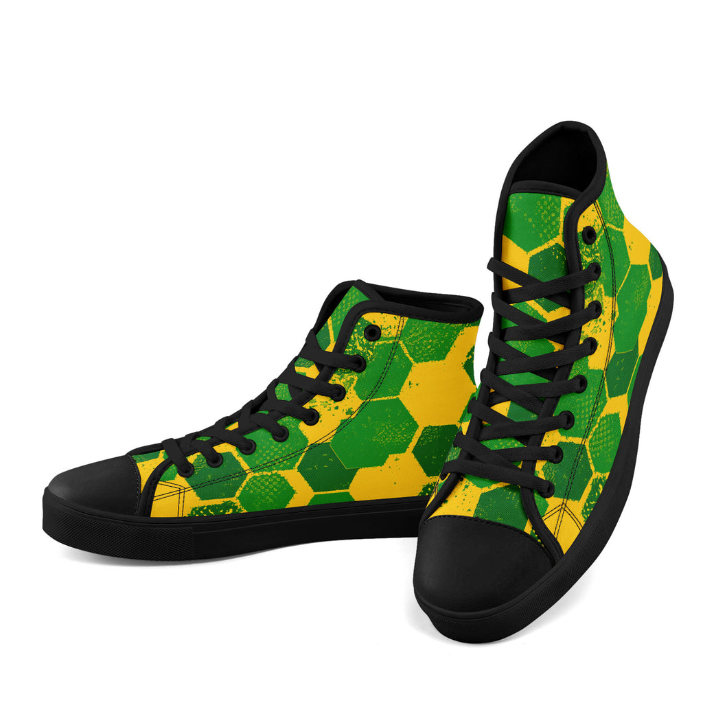 Custom 2026 World Cup Brazil Sneakers DIY Country Flag Running Shoes Lightweight Sport Shoes Gift for Football Fans Personalized Team Name and Logo FN024-F027092-4
