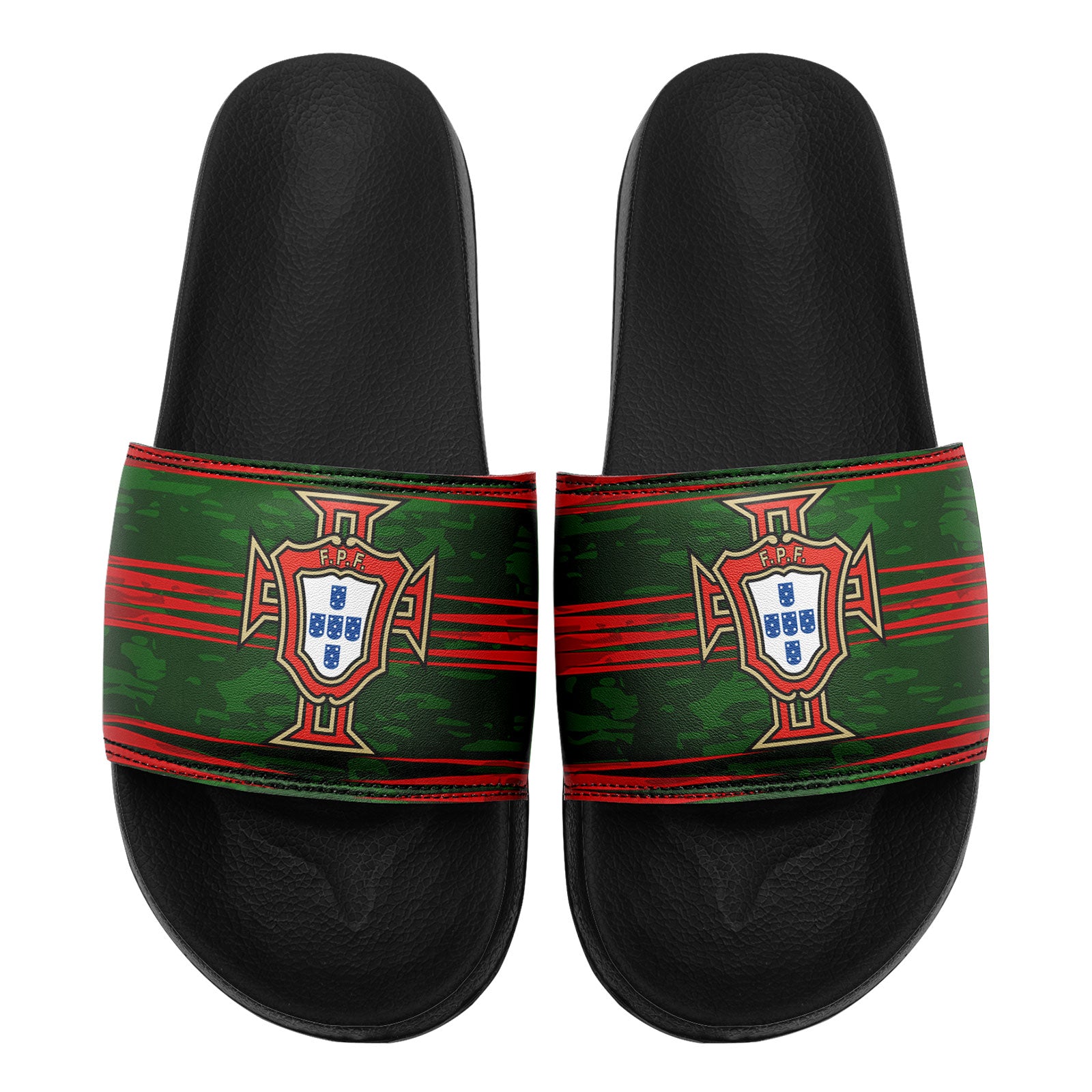 Custom Portugal 2026 World Cup Sneakers DIY Country Flag Running Shoes Lightweight Sport Shoes Gift for Football Fans Personalized Team Name and Logo FN056-F020034-5