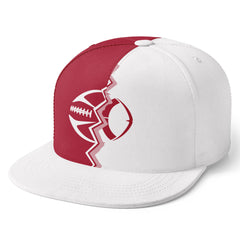 Custom White Red New York Hat Sport Design Cap Stitched Adjustable Personalized PR067B-D028017-11