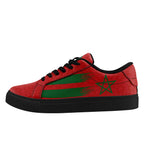 Custom Morocco 2026 World Cup Sneakers DIY Country Flag Running Shoes Lightweight Sport Shoes Gift for Football Fans Personalized Team Name and Logo FN023-F009097-2