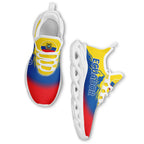Custom Ecuador 2026 World Cup Sneakers DIY Country Flag Running Shoes Lightweight Sport Shoes Gift for Football Fans Personalized Team Name and Logo FN003-F009077-5