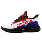 Custom Croatia 2026 World Cup Sneakers DIY Country Flag Running Shoes Lightweight Sport Shoes Gift for Football Fans Personalized Team Name and Logo FN079-F009105-5