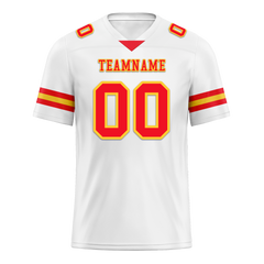 Custom White Classic Style Personalized Authentic Football Jersey FBJ02-bd0a70bd