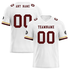 Custom White Washington Personalized Authentic Football Jersey FBJ02-D020263-31