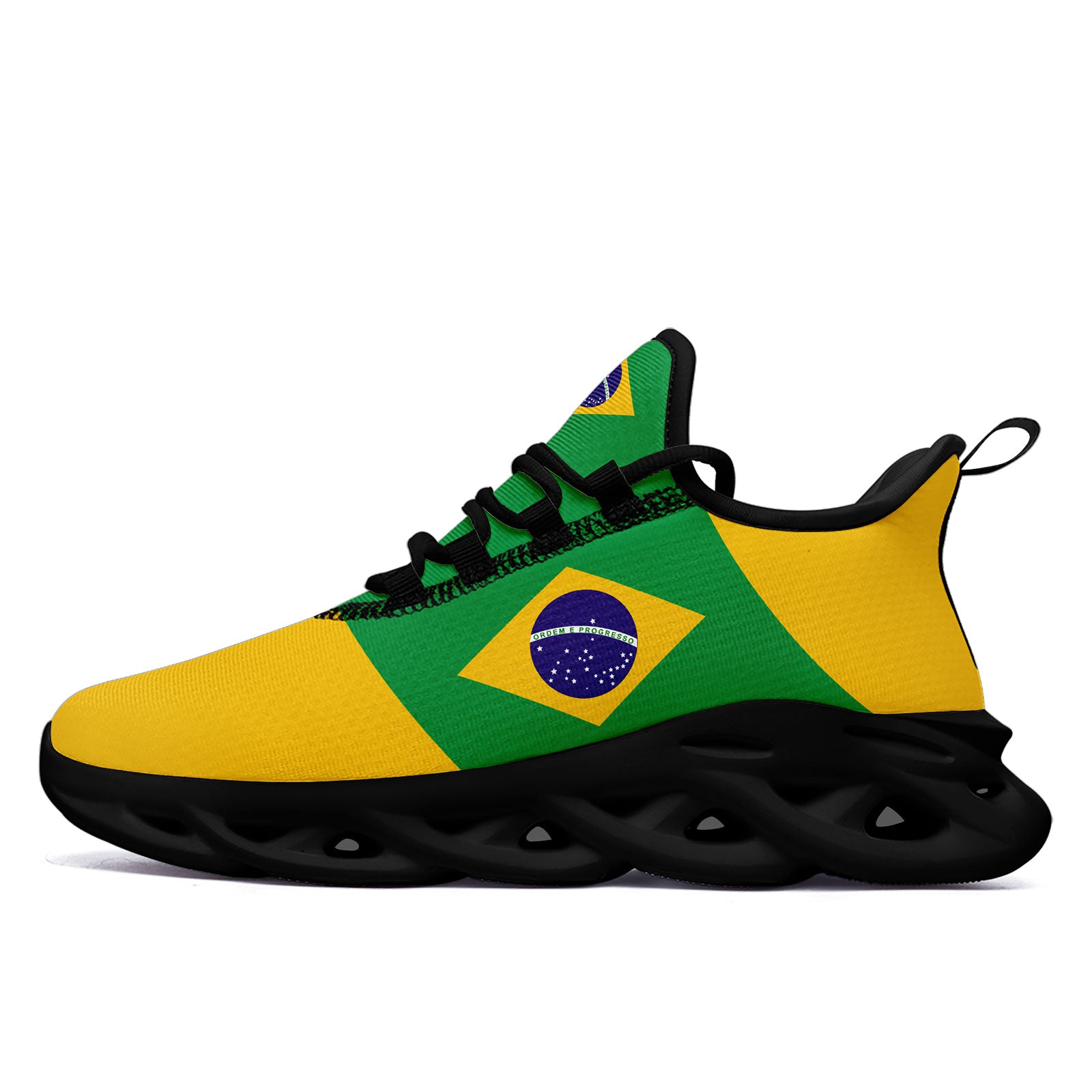 Custom 2026 World Cup Brazil Sneakers DIY Country Flag Running Shoes Lightweight Sport Shoes Gift for Football Fans Personalized Team Name and Logo FN003-F027045-2