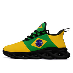 Custom 2026 World Cup Brazil Sneakers DIY Country Flag Running Shoes Lightweight Sport Shoes Gift for Football Fans Personalized Team Name and Logo FN003-F027045-2