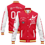 Custom Red White Black Kansas City Jacket and Sports Shoes Combo Offer Personalized Combo ZH-D020294-18