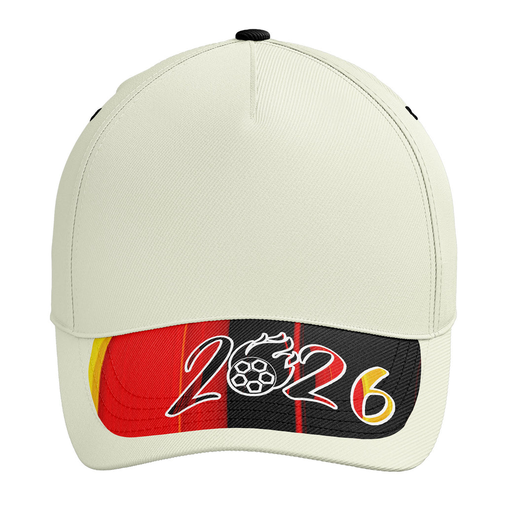 Personalized 2026 Germany Soccer Fan Hat - Add Your Name & Design Custom 2026 Football Tournament Hat YW061-F025069-10