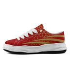 Custom Yellow Red California Shoes Personalized Sneaker FN038-D023003-25 Custom Online