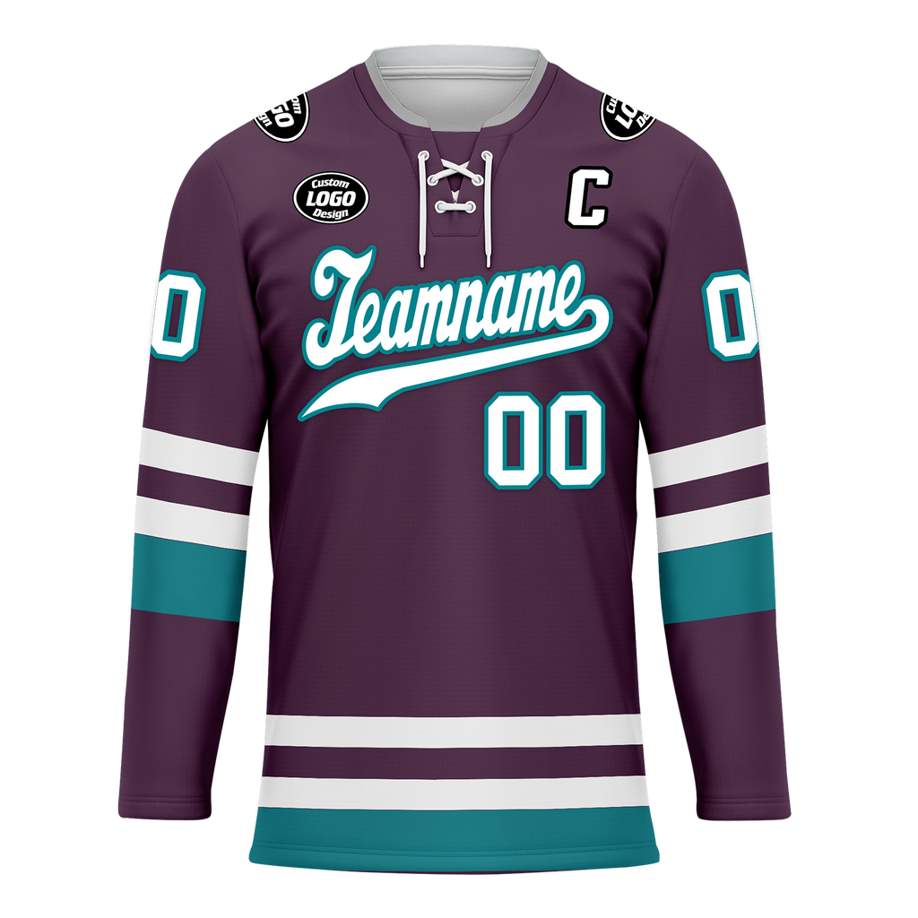 Custom Purple Personalized Hockey Jersey HCKJ01-D0a70d7