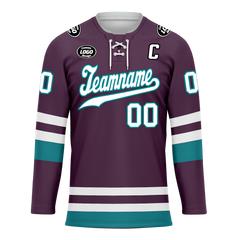 Custom Purple Personalized Hockey Jersey HCKJ01-D0a70d7