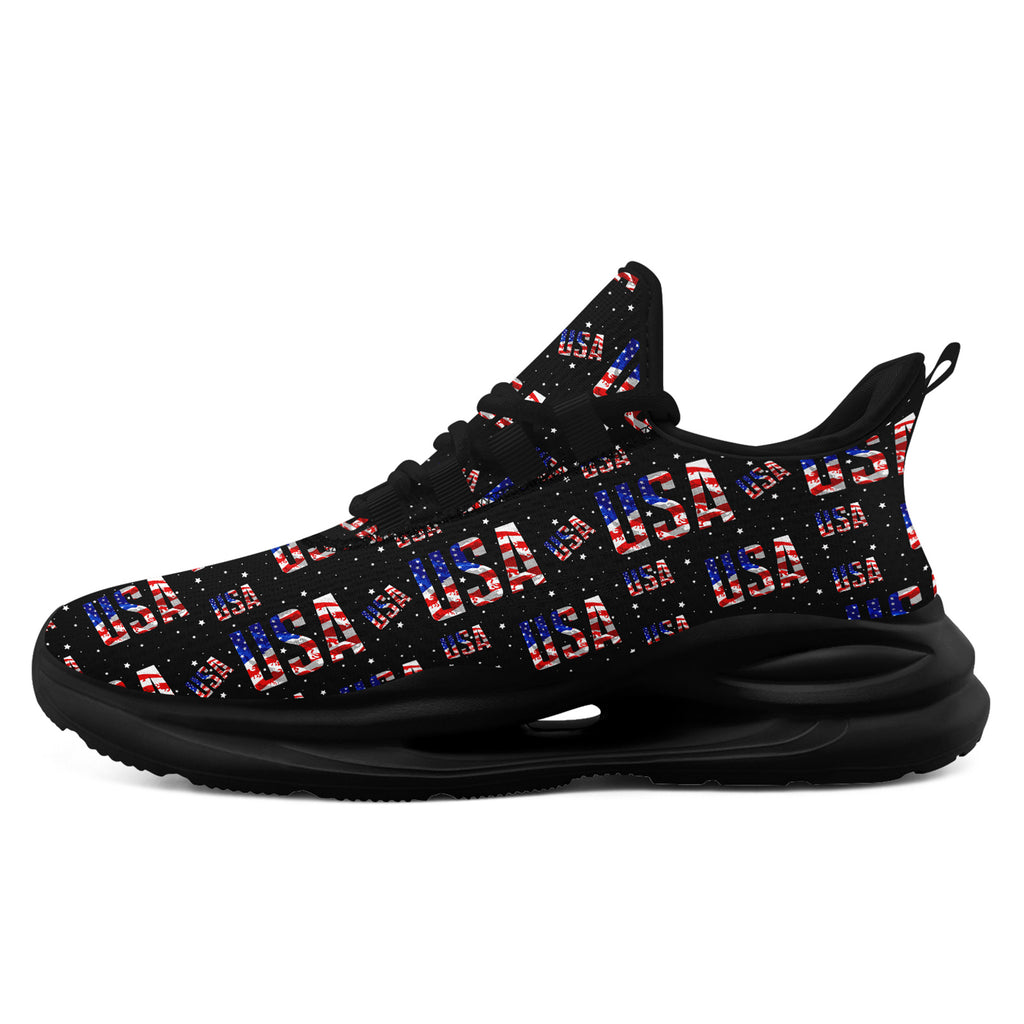 Custom United States 2026 World Cup Sneakers DIY Country Flag Running Shoes Lightweight Sport Shoes Gift for Football Fans Personalized Team Name and Logo FN079-F018033-5