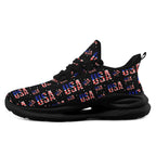 Custom United States 2026 World Cup Sneakers DIY Country Flag Running Shoes Lightweight Sport Shoes Gift for Football Fans Personalized Team Name and Logo FN079-F018033-5