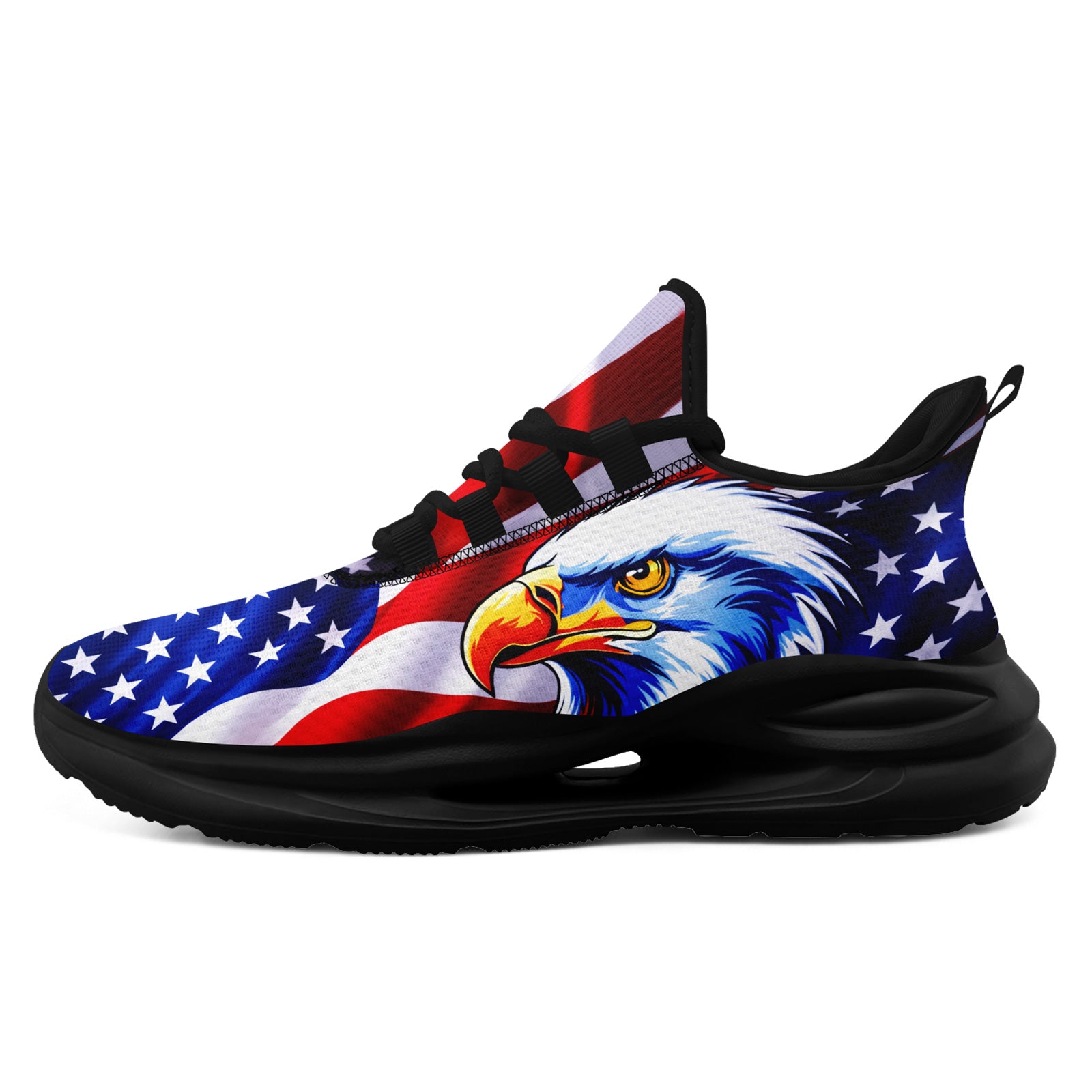 Custom United States 2026 World Cup Sneakers DIY Country Flag Running Shoes Lightweight Sport Shoes Gift for Football Fans Personalized Team Name and Logo FN079-F018033-2