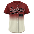 Custom Red Grey Fade Fashion Personalized Authentic Baseball Jersey BSBJ01-D0a70fa