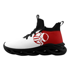 Custom White Red California MaxSoul Shoes and Hat Combo Offer Personalized Combo ZH-D028017-13